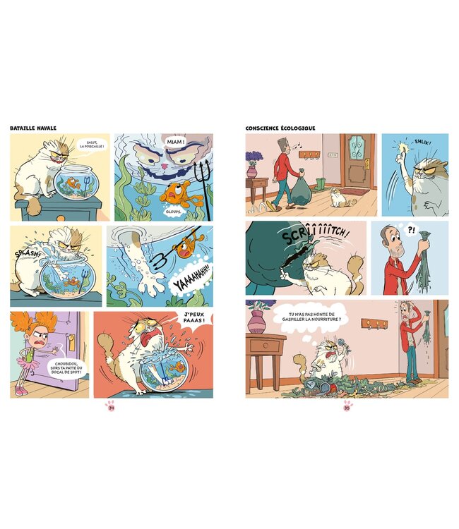 AUZOU LIVRE - CHAT MOCHE : j'AIME PAS MA FAMILLE