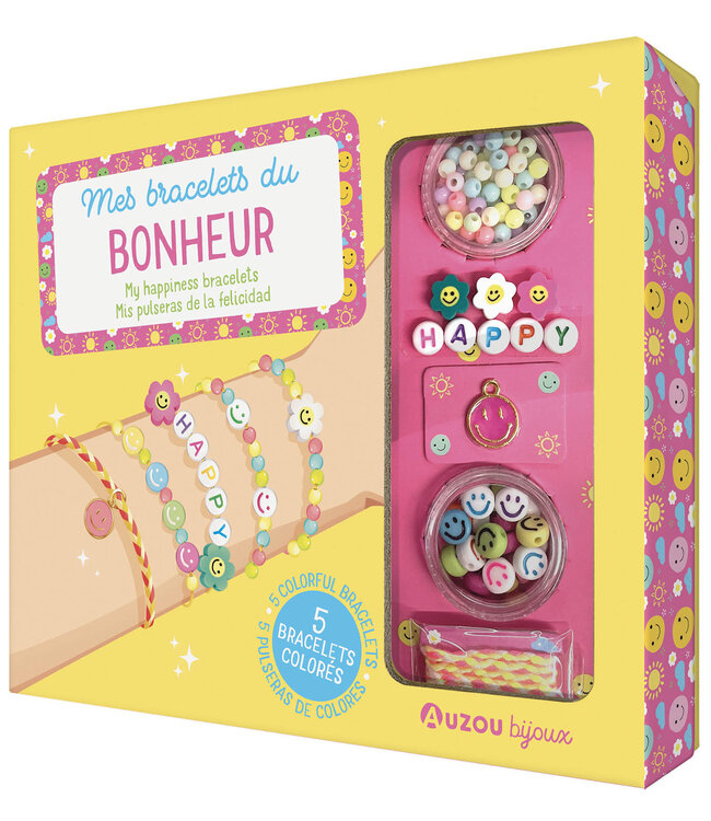 AUZOU COFFRET - MES BRACELET DU BONHEUR