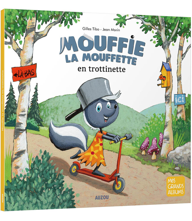 AUZOU LIVRE - MOUFFIE LA MOUFFETTE EN TROTTINETTE