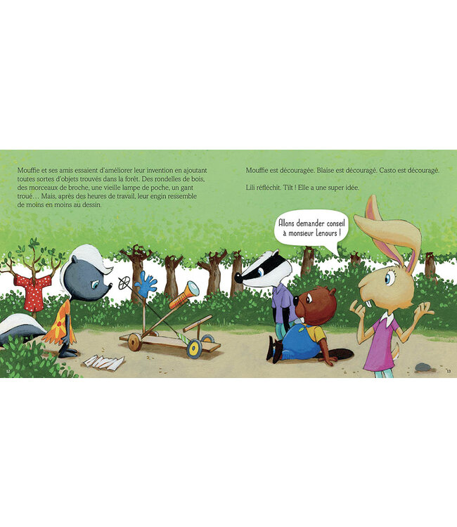 AUZOU LIVRE - MOUFFIE LA MOUFFETTE EN TROTTINETTE