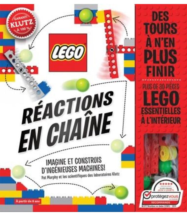 SCHOLASTIC LIVRE - LEGO- RÉACTIONS EN CHAÎNE