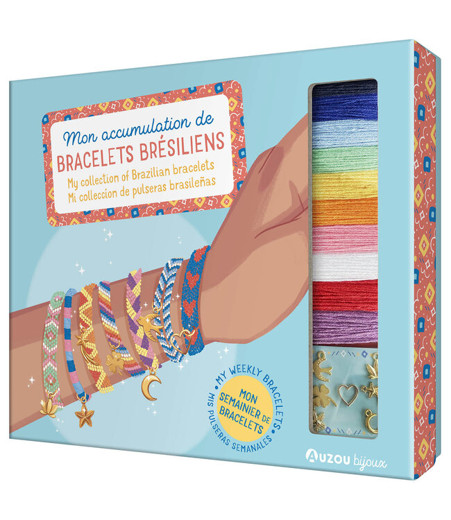AUZOU BOÎTE À BIJOUX - MON ACCUMULATION DE BRACELET BRÉSILIENS