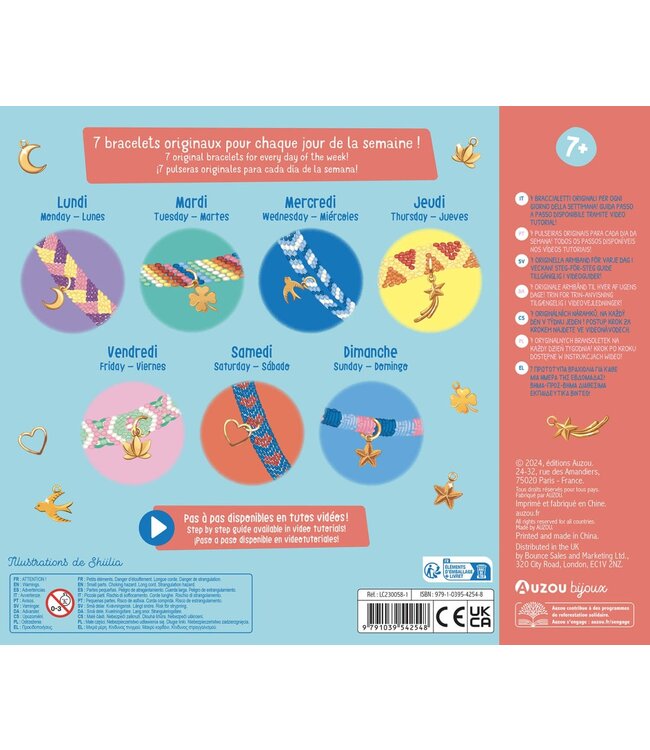 AUZOU BOÎTE À BIJOUX - MON ACCUMULATION DE BRACELET BRÉSILIENS