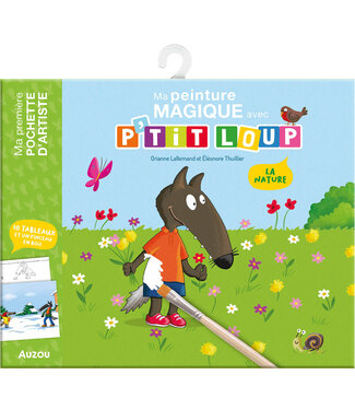 AUZOU PEINTURE MAGIQUE - P'TIT LOUP LA NATURE