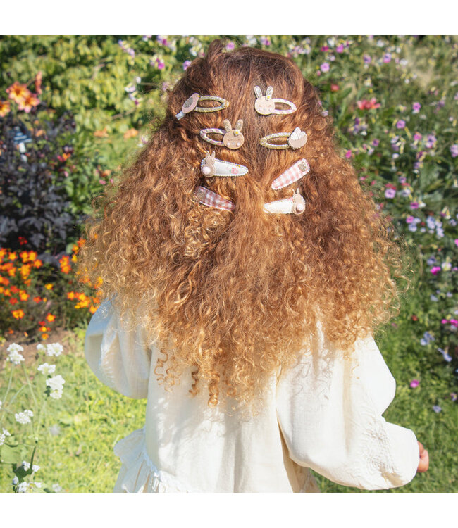 ROCKAHULA ENS.2 BARETTES - STRIPY BUNNY