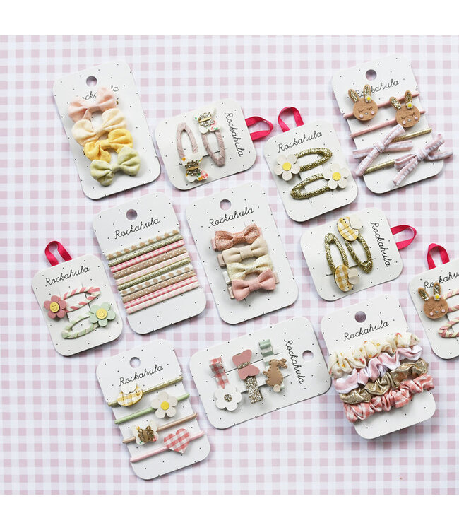 ROCKAHULA ENS.2 BARETTES - TINY BLOSSOM BUTTERFLY