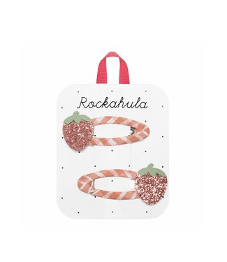 ROCKAHULA ENS.2 BARETTES - SWEET STRAWBERRY