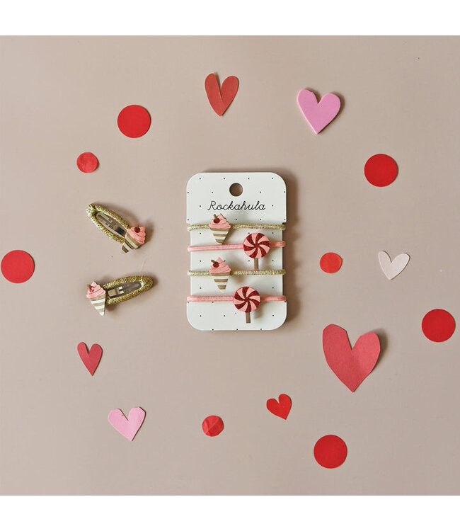 ROCKAHULA ENS.2 BARETTES - VERY CHERRY ICE CREAM