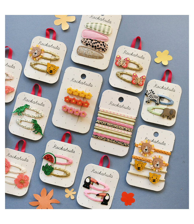 ROCKAHULA ENS.2 BARETTES - SAFARI FRIENDS