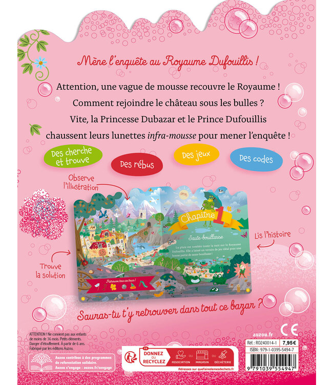 AUZOU LIVRE - MON ROYAUME DUBAZAR : MOUSSE À L'ABRIS !