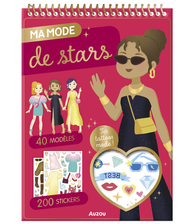 AUZOU AUTOCOLLANTS - MA MODE DE STARS