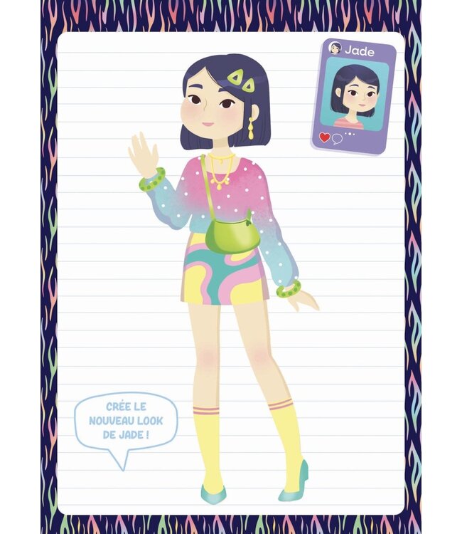 AUZOU AUTOCOLLANTS - MA MODE NÉON