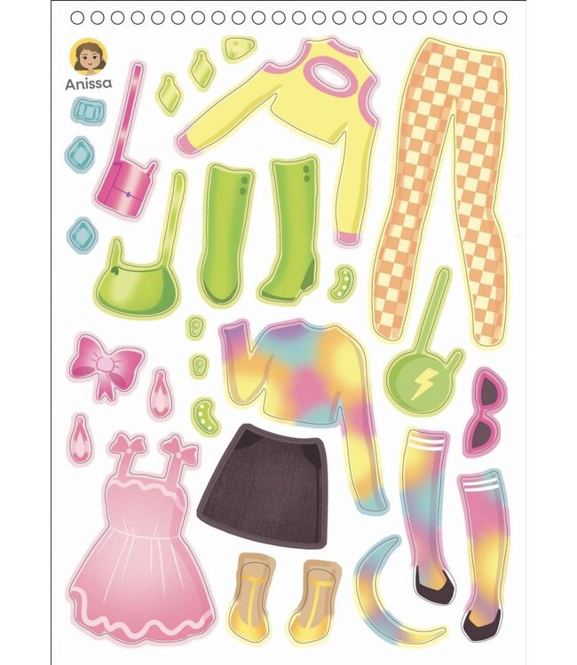 AUZOU AUTOCOLLANTS - MA MODE NÉON