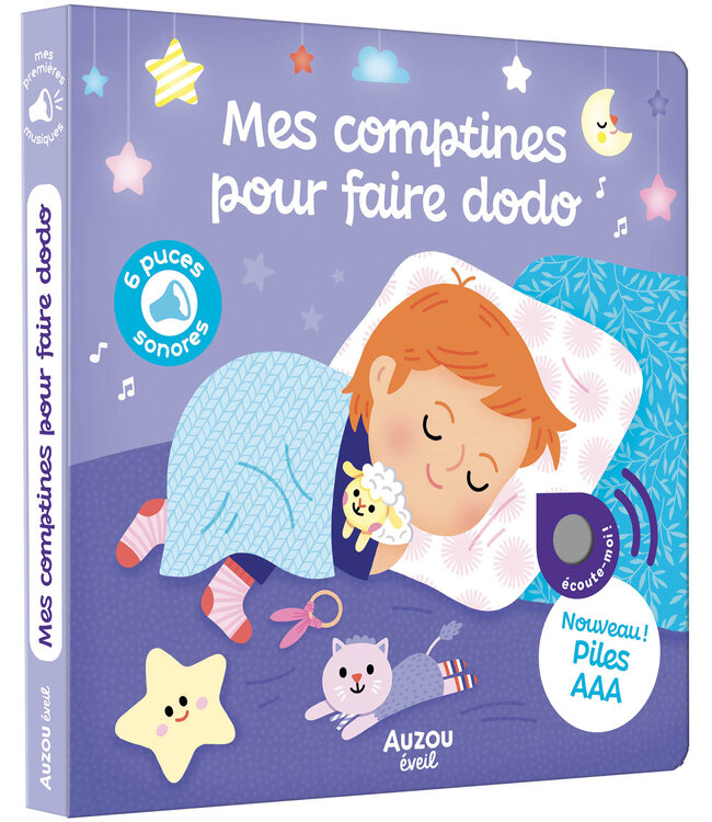 AUZOU LIVRE - MES COMPTINES POUR FAIRE DODO