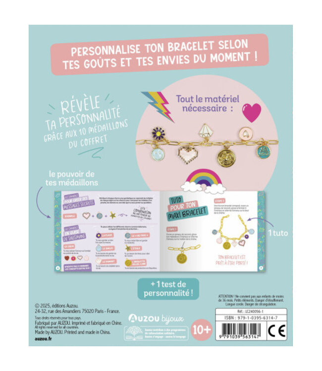 AUZOU COFFRET - MON BRACELET À PERSONNALISER