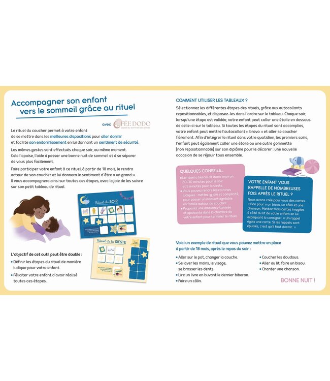 AUZOU TABLEAU DE ROUTINE - MON RITUEL DODO