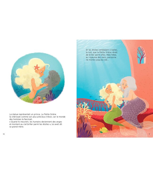AUZOU LIVRE MES P'TITS CLASSIQUES : LA PETITE SIRÈNE