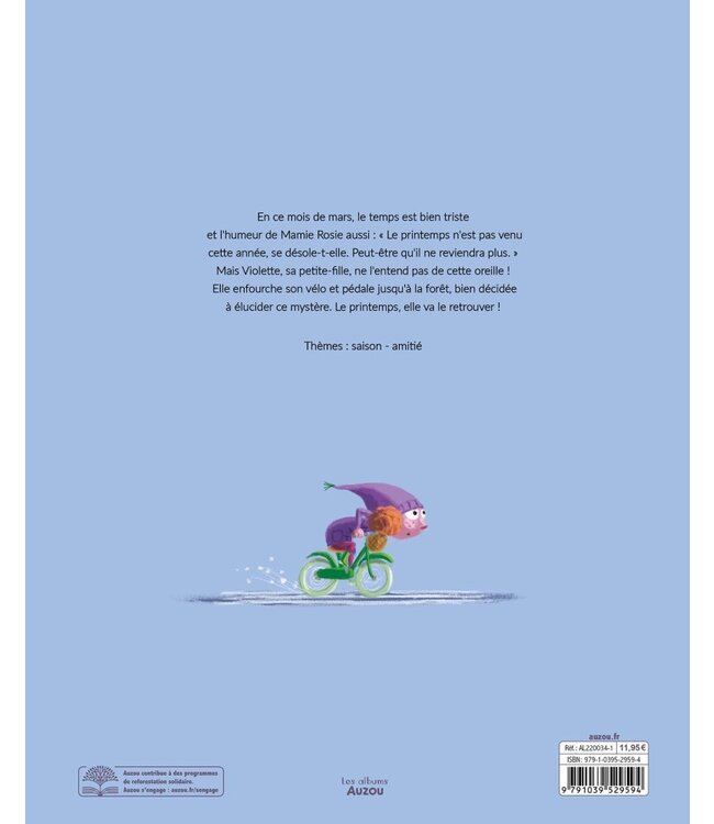 AUZOU LIVRE - ON A VOLÉ LE PRINTEMPS