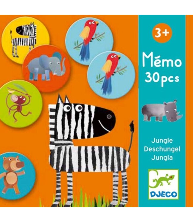DJECO JEU DE MÉMOIRE - MÉMO JUNGLE