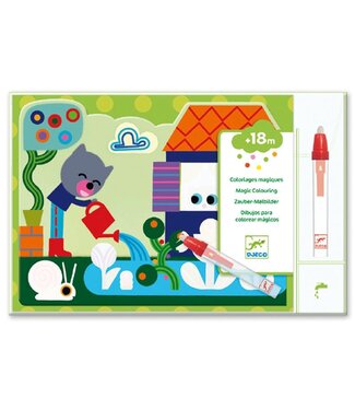 DJECO COLORIAGES MAGIQUES - CACHÉ DANS LE JARDIN
