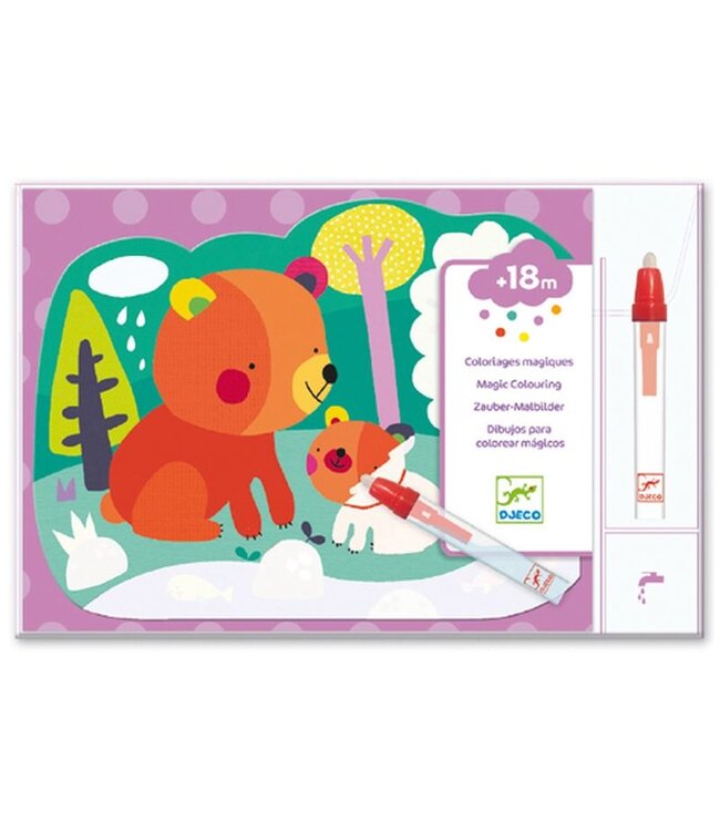 DJECO COLORIAGES MAGIQUES - CACHÉ DANS LES BOIS