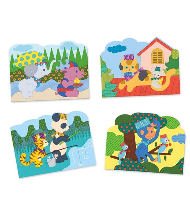 DJECO COLORIAGES MAGIQUES  - CACHÉ DEHORS