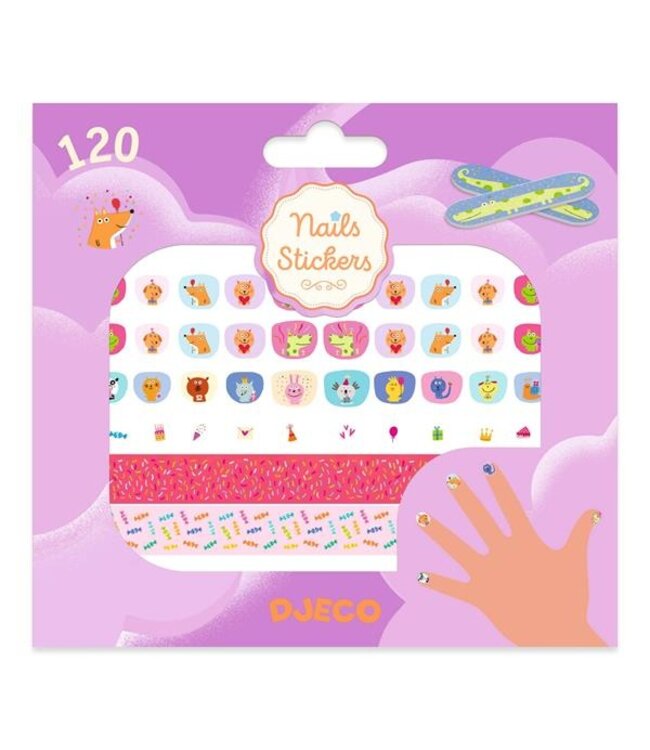 DJECO COLLANTS À ONGLES - JOYEUX ANNIVERSAIRE