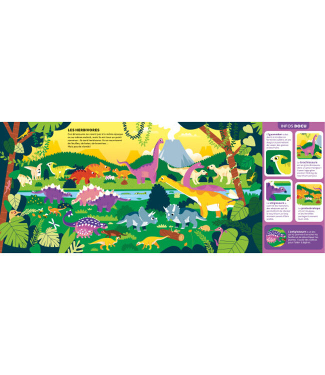 AUZOU CHERCHE ET TROUVE PETIT LUDOC - LES DINOSAURES