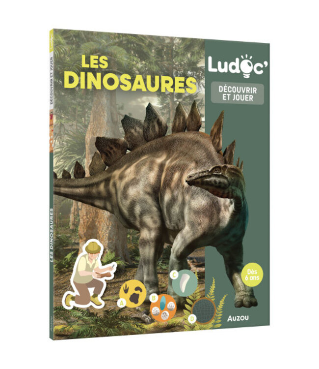 AUZOU LIVRE LUDOC - LES DINOSAURES