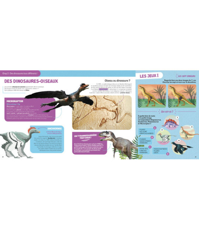 AUZOU LIVRE LUDOC - LES DINOSAURES