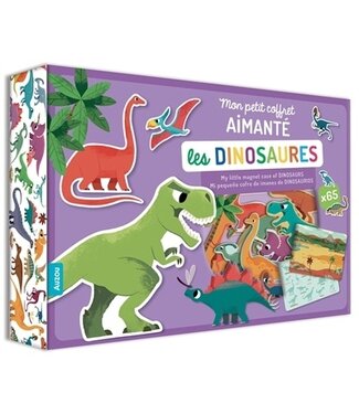 AUZOU MON PETIT COFFRET AIMANTÉ - LES DINOSAURES