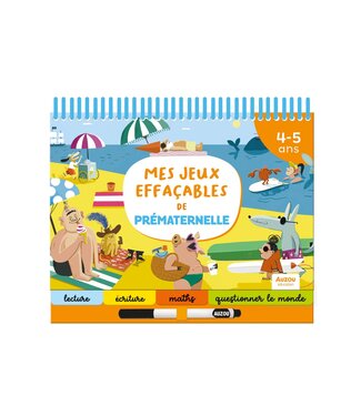 AUZOU MES JEUX EFFACABLES -  PRÉMATERNELLE