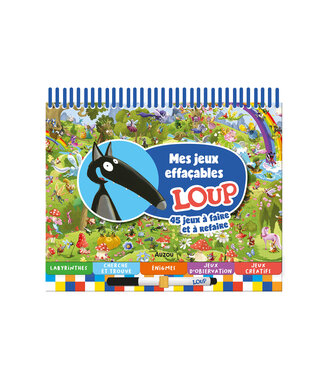 AUZOU MES JEUX EFFAÇABLES - LOUP