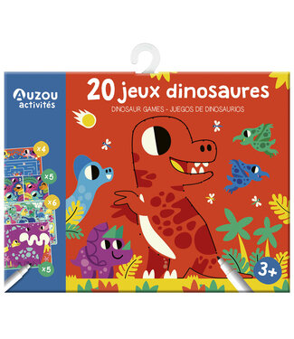 AUZOU MA POCHETTE DE JEUX - 20 JEUX DINOSAURE