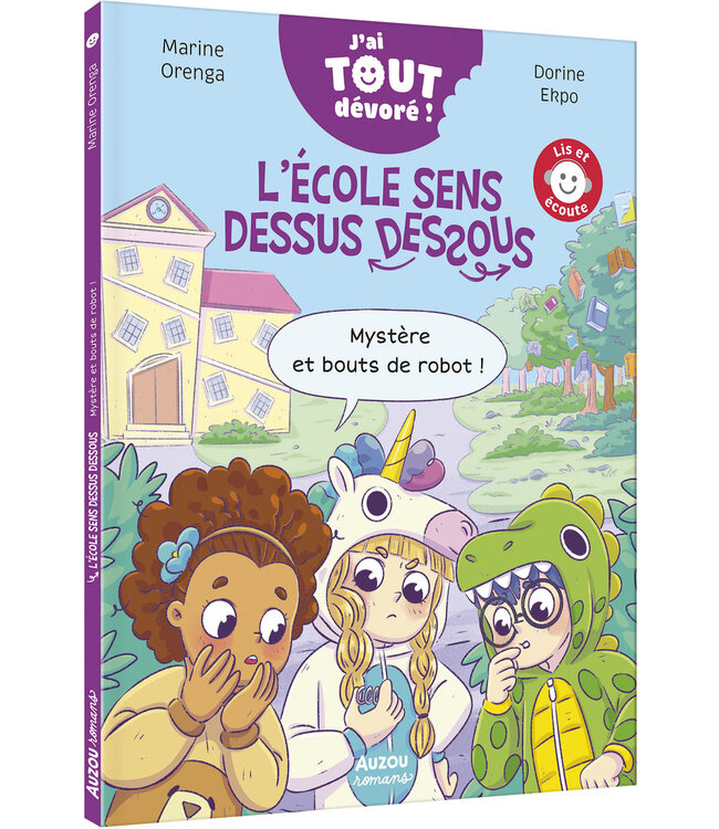 AUZOU LIVRE - L'ÉCOLE SENS DESSUS DESSOUS
