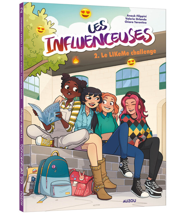 AUZOU LIVRE - LES INFLUENCEUSES : LE LIKE ME CHALENGE