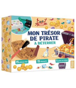 AUZOU COFFRET - MON TRÉSOR DE PIRATE À DÉTERRER
