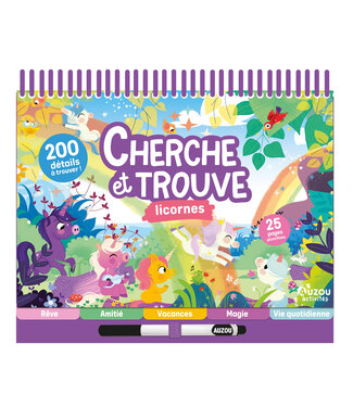 AUZOU CHERCHE ET TROUVE - LICORNES