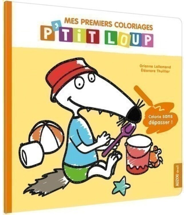 AUZOU MES PREMIERS COLORIAGES P'TIT LOUP - LES VACANCES