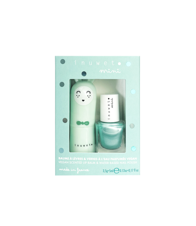 INUWET DUO BAUME + VERNIS - TURQUOISE ( POMME )