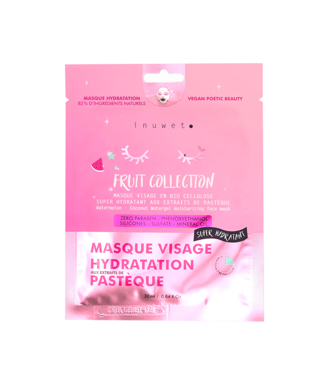INUWET MASQUE VISAGE - HYDRATATION  PASTÈQUE