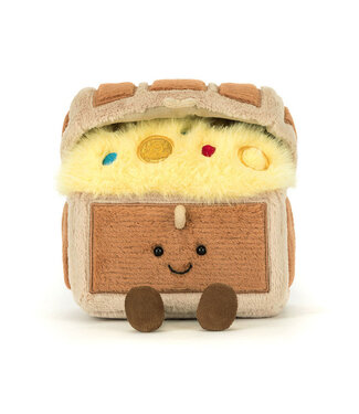 JELLYCAT PELUCHE - COFFRE AUX TRÉSORS AMUSANT