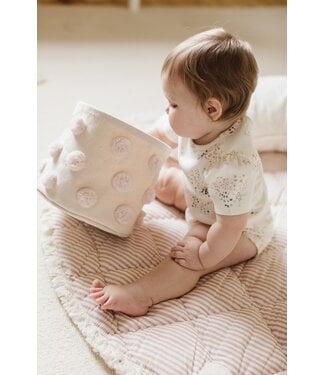 MINI PANIER POMPON - BLUSH