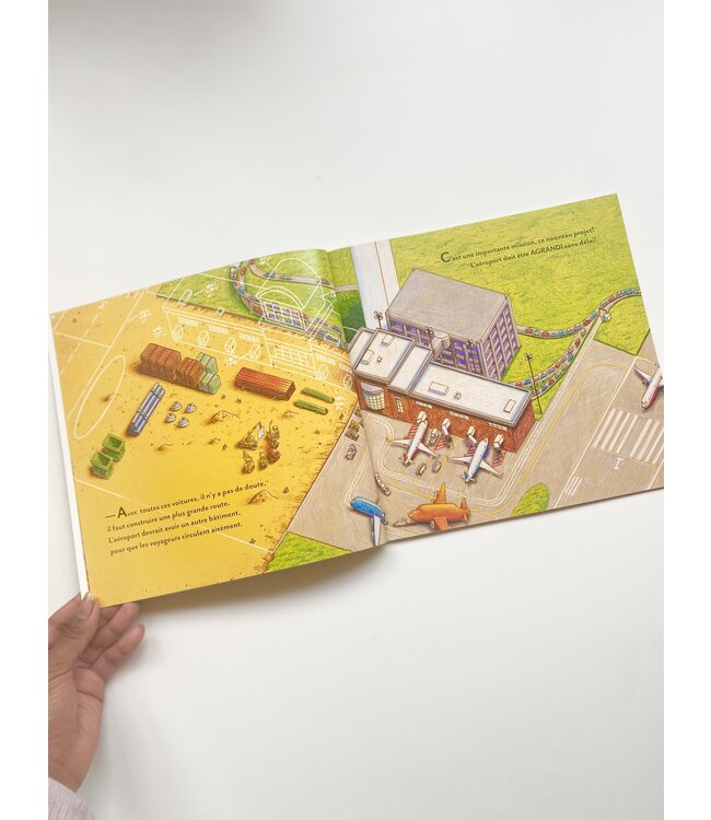 SCHOLASTIC LIVRE : À L'AÉROPORT LES CAMIONS !