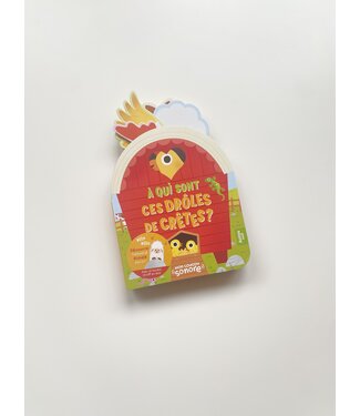 AUZOU LIVRE - À QUI SONT CES DRÔLES DE CRÊTES