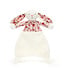 JELLYCAT PELUCHE RÉCONFORT - LAPIN TIMIDE CRÈME&FRAISES
