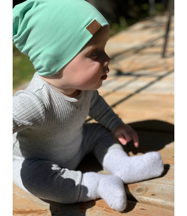 LOU MARINE TUQUE BAMBEANIE - PISTACHE