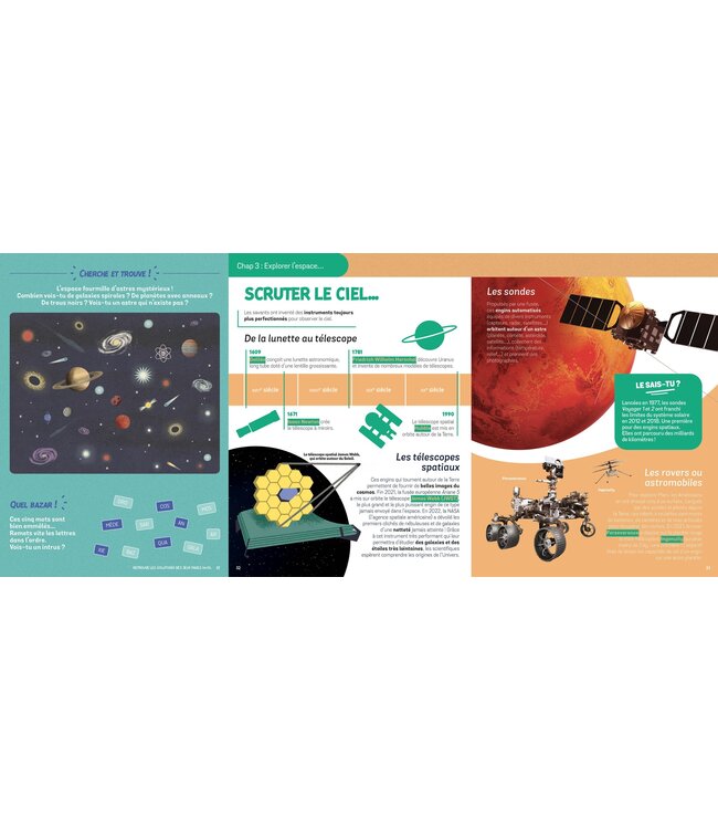 AUZOU LIVRE - L'ESPACE: DÉCOUVRIR ET JOUER