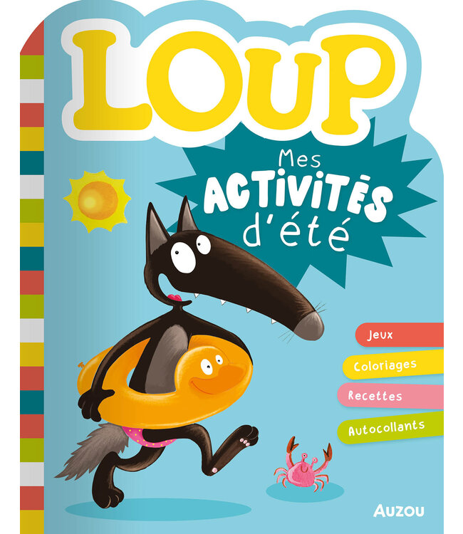 AUZOU CAHIER - LOUP: MES ACTIVITÉS D'ÉTÉ