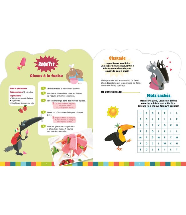 AUZOU CAHIER - LOUP: MES ACTIVITÉS D'ÉTÉ